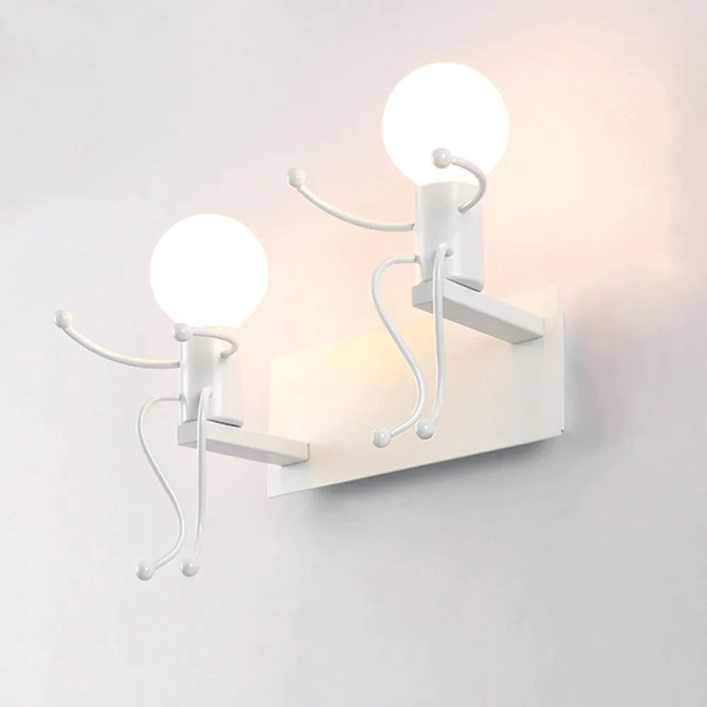 Modern Creative Minimalism Metal Robot Ants Lamps for Kids Baby Living room