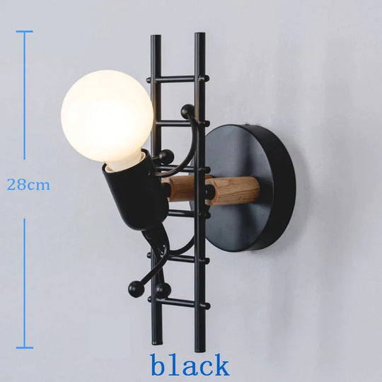 Modern Creative Minimalism Metal Robot Ants Lamps for Kids Baby Living room