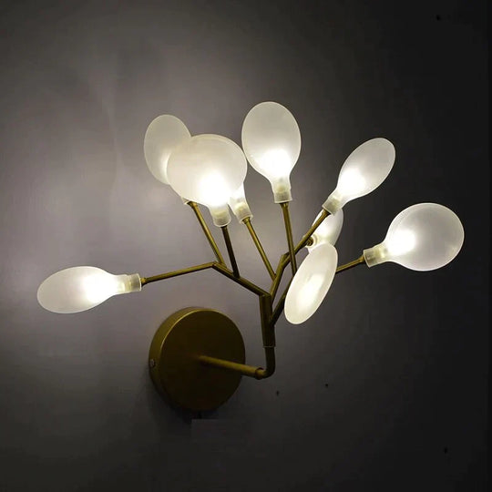 Modern Firefly Tree Branch Led Wall Light For Bedroom Study Room