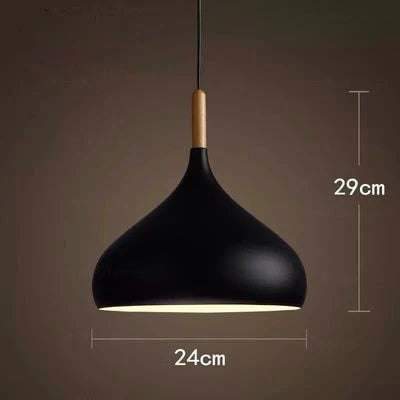 Modern Hanging Ceiling Lamps Wood Aluminium E27 Pendant Lights, Dining Room Table Bedside Kitchen Decoration Lighting