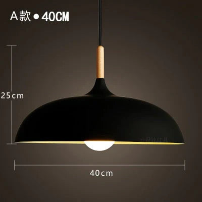 Modern Hanging Ceiling Lamps Wood Aluminium E27 Pendant Lights, Dining Room Table Bedside Kitchen Decoration Lighting