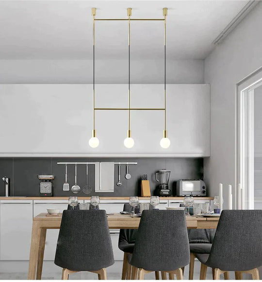 Modern Iron Pendant Light Northern Europe Creative Branches Hanging Lamp LOFT Luminarias Industrial Geometric Art Nordic Lamp