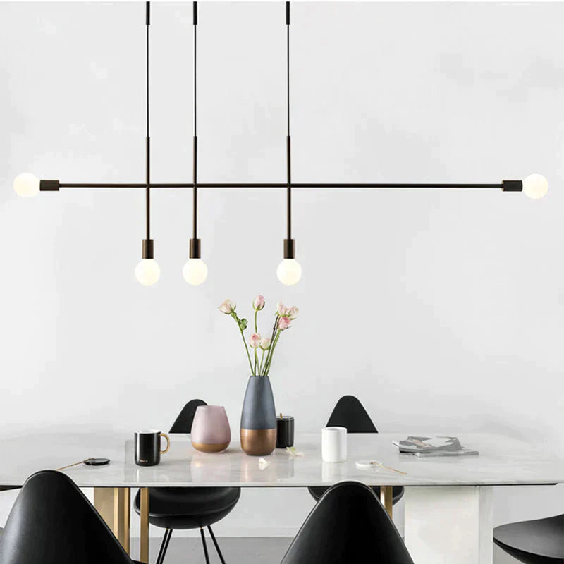 Modern Iron Pendant Light Northern Europe Creative Branches Hanging Lamp LOFT Luminarias Industrial Geometric Art Nordic Lamp