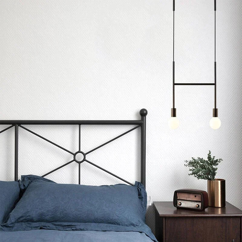 Modern Iron Pendant Light Northern Europe Creative Branches Hanging Lamp LOFT Luminarias Industrial Geometric Art Nordic Lamp