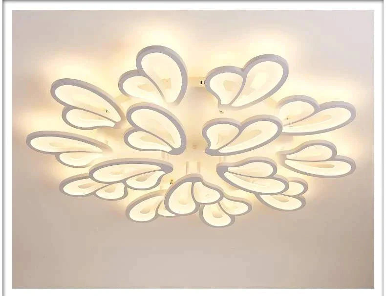 Modern Led Ceiling Light Butterfly Lamp Shape With Remote Control Acrylic Lights For Living Room Bedroom Home Lighting