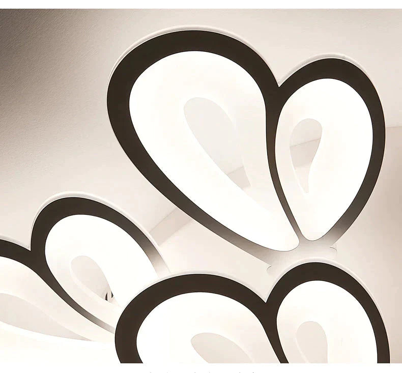 Modern Led Ceiling Light Butterfly Lamp Shape With Remote Control Acrylic Lights For Living Room Bedroom Home Lighting