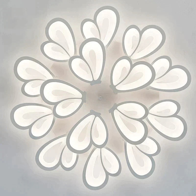 Modern Led Ceiling Light Butterfly Lamp Shape With Remote Control Acrylic Lights For Living Room