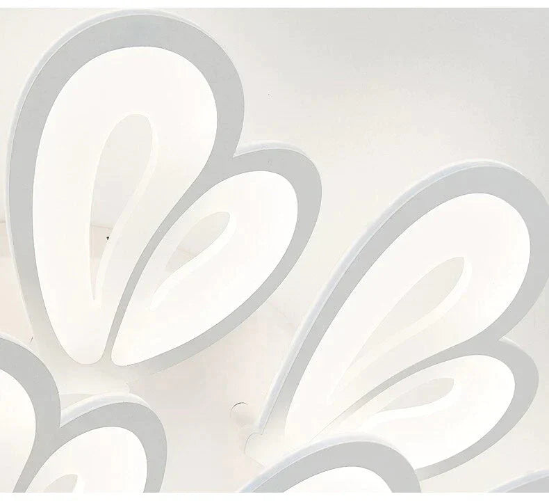 Modern Led Ceiling Light Butterfly Lamp Shape With Remote Control Acrylic Lights For Living Room Bedroom Home Lighting