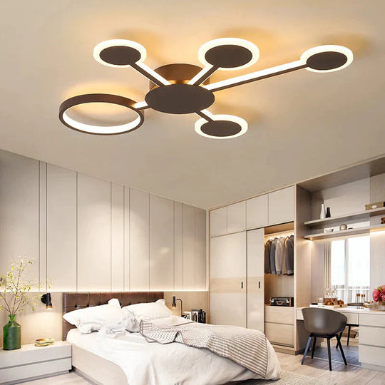 Modern LED Ceiling Light Remote Control For Living Room Bedroom Study Indoor Ceiling Home Fixtures