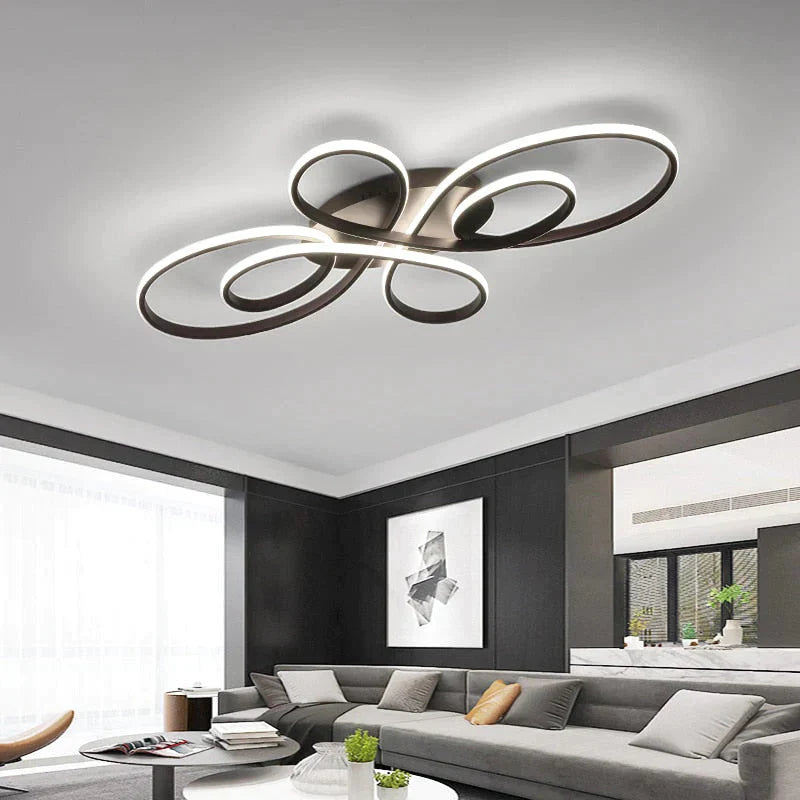 Modern LED Ceiling Lights Dimmable Living Room Dining Room Bedroom Study Balcony Aluminum Body Home Decoration Ceiling Lamp