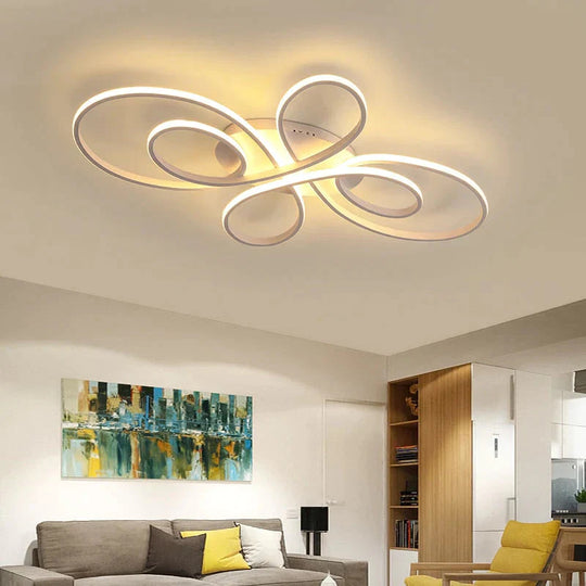 Modern LED Ceiling Lights Dimmable Living Room Dining Room Bedroom Study Balcony Aluminum Body Home Decoration Ceiling Lamp