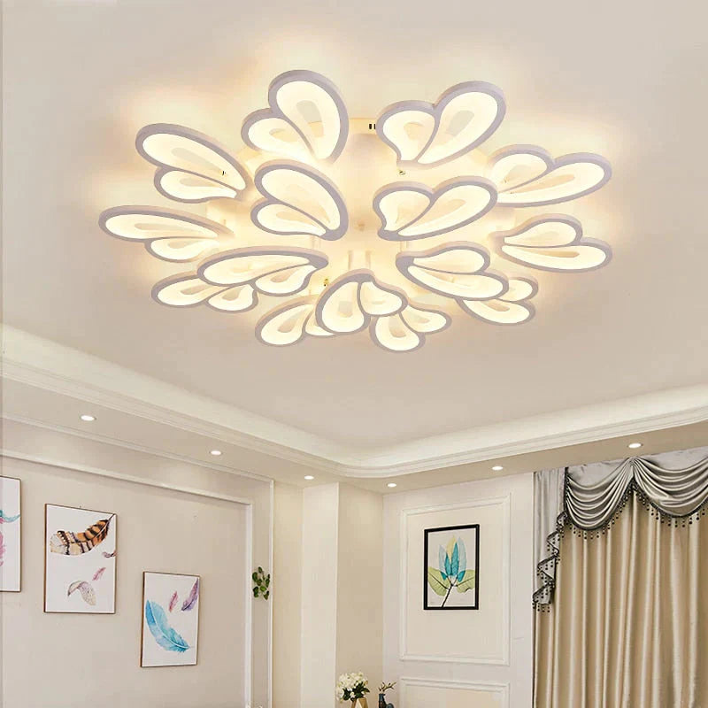 Modern Led Chandelier With Remote Control Acrylic Lights For Living Room Bedroom Home Lighting Ceiling Fixtures