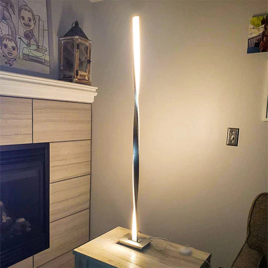 Modern LED Floor Lamp for Living Rooms Modern Standing Pole Light for Study Bedrooms Offices Bright Dimmable Floor Light