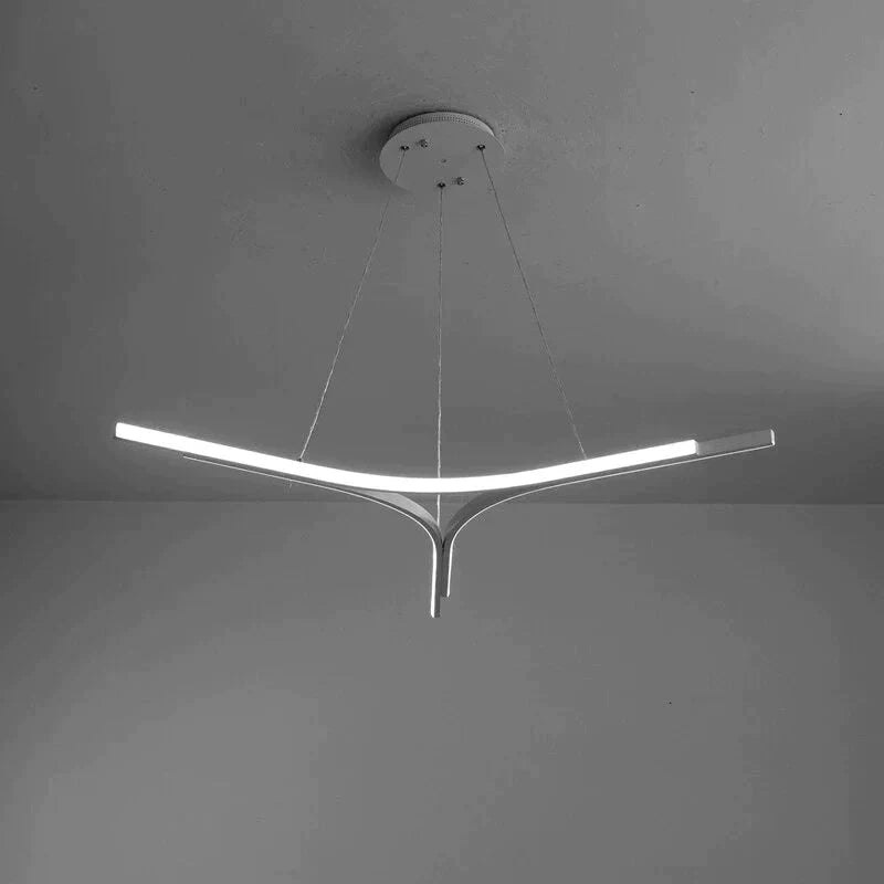 Modern Led Pendant Lights Living Room Restaurant Hang Lamp Aluminum Remote Control Dimming Hanging Lighting Fixture Kitchen Lamp