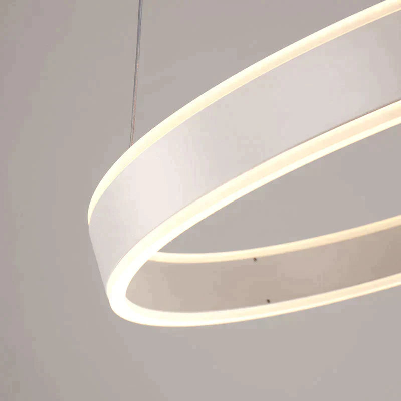 Modern Led Ring Pendant Lights For Dinning Room Living Restaurant Kitchen Luminaire Suspended Lamp