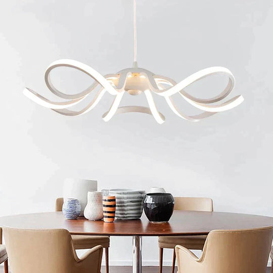 Modern LED Simple Flower Pendant Lights Lamp For Living Room Cristal Lustre Pendant Lights Pendant Hanging Ceiling Fixtures