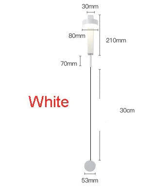 Modern LED Wall Lamps with Rotation Sconce Light for Bedside Living Room Bedroom Study Room Light