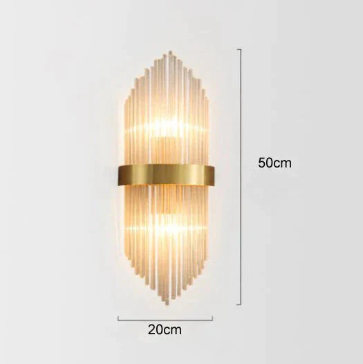 Modern Luxury Living Room Background Wall Lamp Bedroom Bedside Copper Wall Lamp