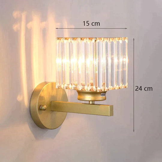 Modern Minimalist Wall Lamp With Glass Shade For Bedside Lighting Living Room Light