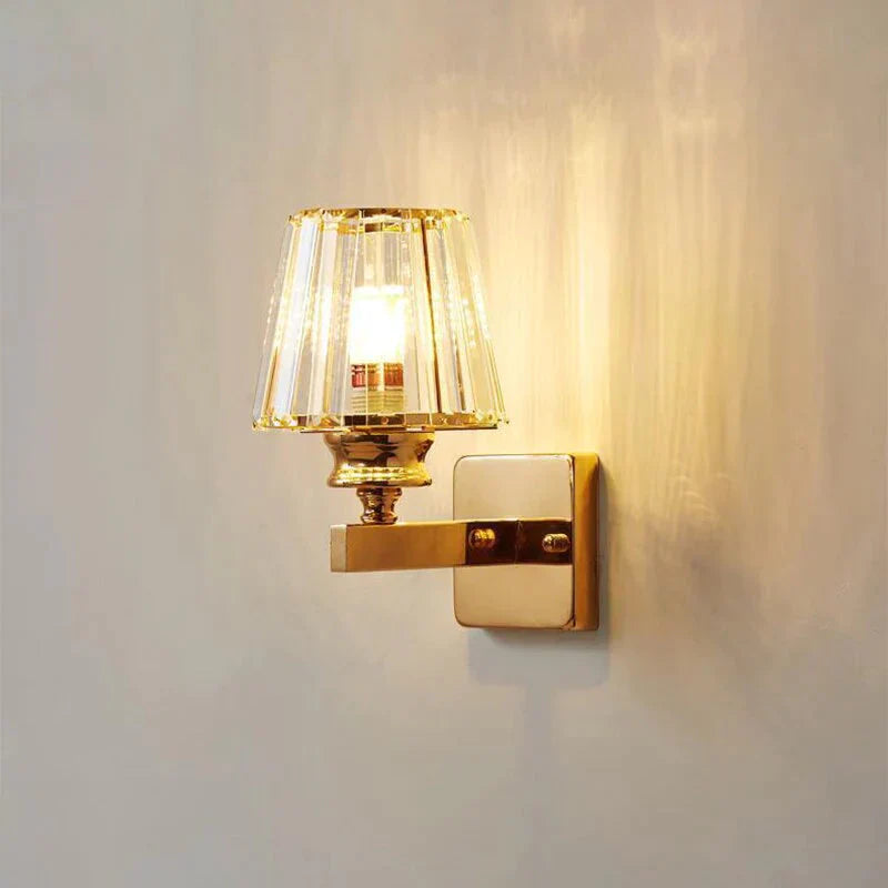 Modern Minimalist Wall Lamp with Glass Shade for Bedside Lighting Living Room Lighting