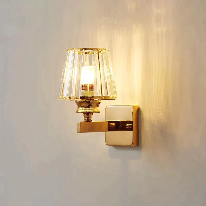 Modern Minimalist Wall Lamp With Glass Shade For Bedside Lighting Living Room Light