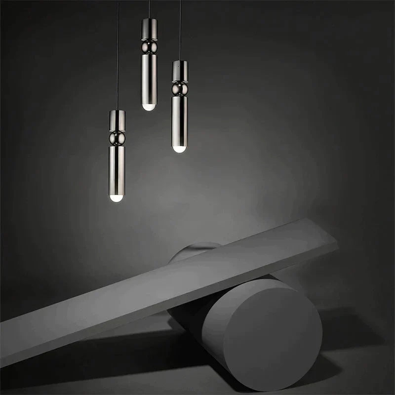 Modern Nordic Simple GU10 LED Hanging Lights Loft Single Head Pendant Lamps For Living Room Bedroom Bedside Art Restaurant Bar