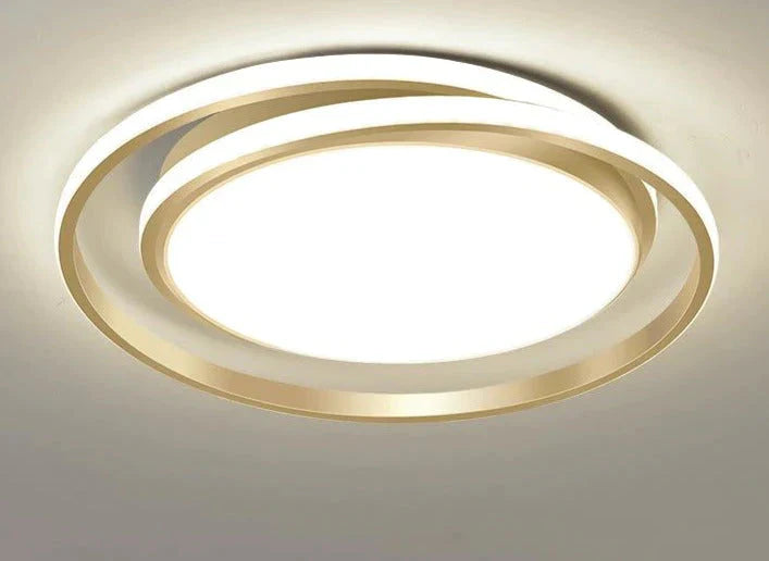 Modern Simple Bedroom Creative Circular LED Ceiling Lamp