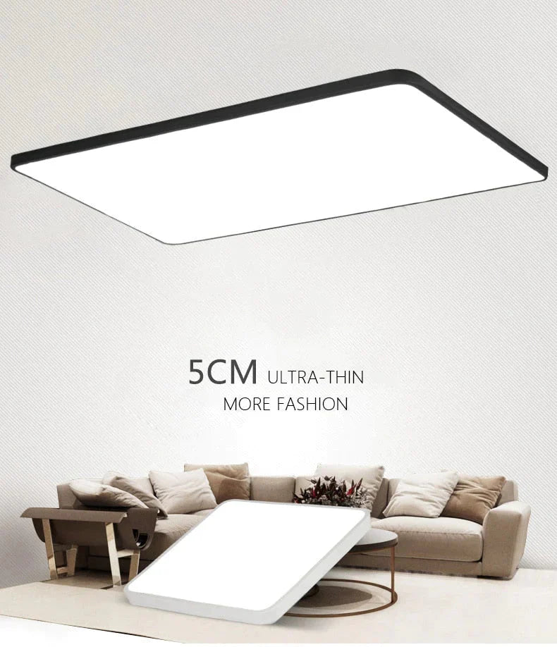 Nathaly - Ultra-thin Square LED Surface Mount Ceiling Lamp