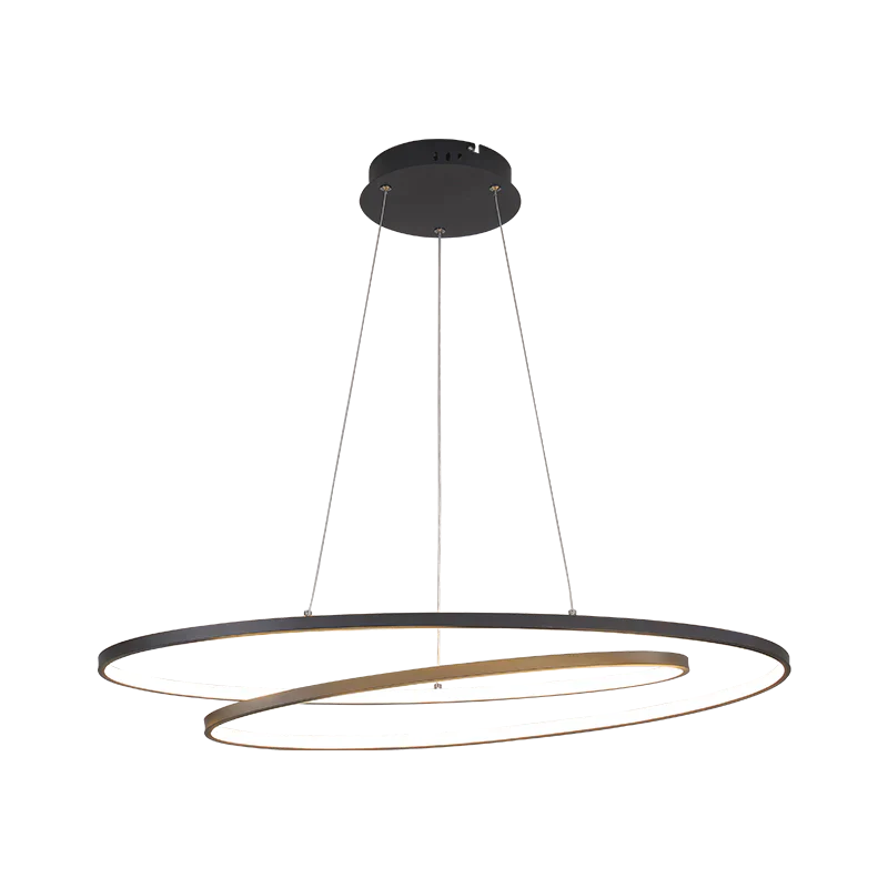 New Arrival Modern Led Pendant Lights For Living Room Dining Room Matte Black/White Hanging Pendant Lamp