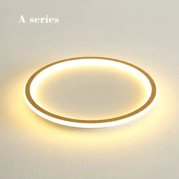 New modern black,white ultra-thin led ceiling light rectangular, round bedroom lamp living room lamp led ceiling lamp