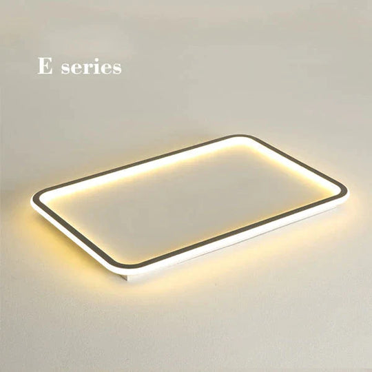 New modern black,white ultra-thin led ceiling light rectangular, round bedroom lamp living room lamp led ceiling lamp