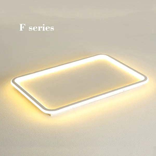 New modern black,white ultra-thin led ceiling light rectangular, round bedroom lamp living room lamp led ceiling lamp