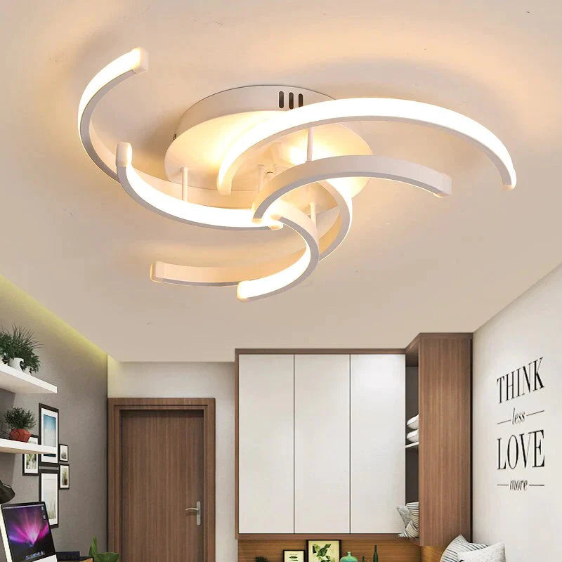 New Modern Led Ceiling Light For Living Room Bedroom White Color Dimmable With Remote Lighting Lamp Lamparas De Techo