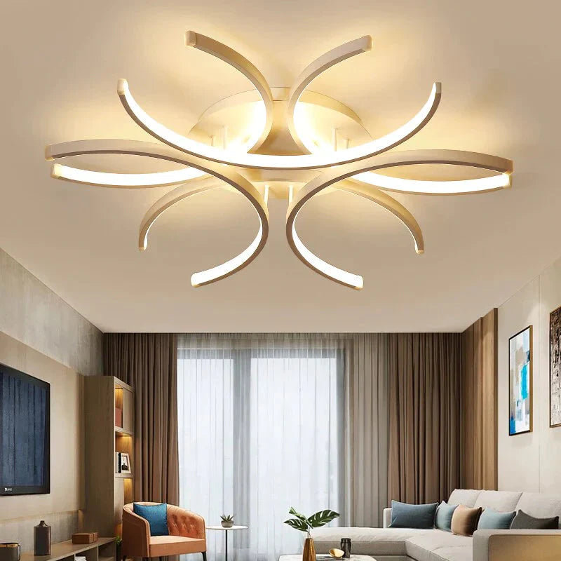 New Modern Led Ceiling Light For Living Room Bedroom White Color Dimmable With Remote Lighting Lamp Lamparas De Techo