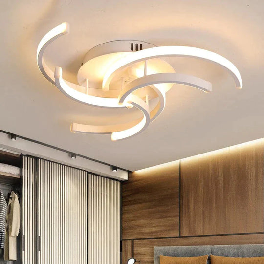 New Modern Led Ceiling Light For Living Room Bedroom White Color Dimmable With Remote Lighting Lamp Lamparas De Techo