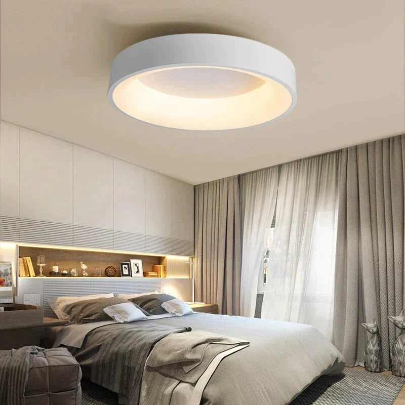 Nora - LED Ceiling Light Bedroom Modern Panel Lamp Lighting Fixture Living Room Ceiling Lamp Kitchen Surface Mount Flush Remote Control