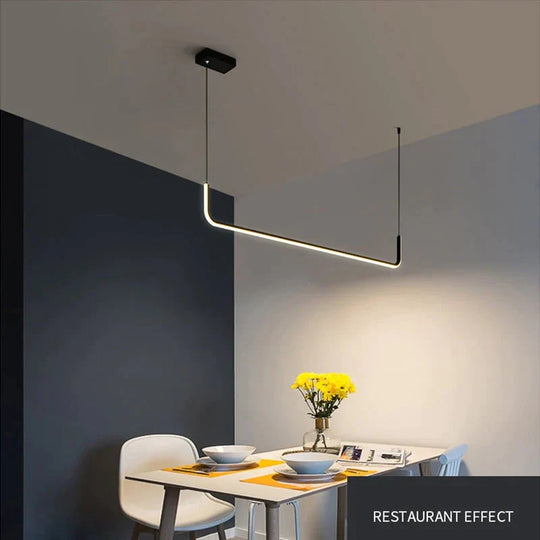 Nora - Linear LED Ceiling Chandelier