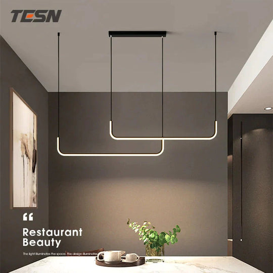 Nora - Linear LED Ceiling Chandelier