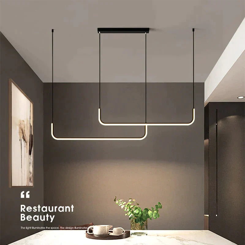 Nora - Linear Led Ceiling Chandelier