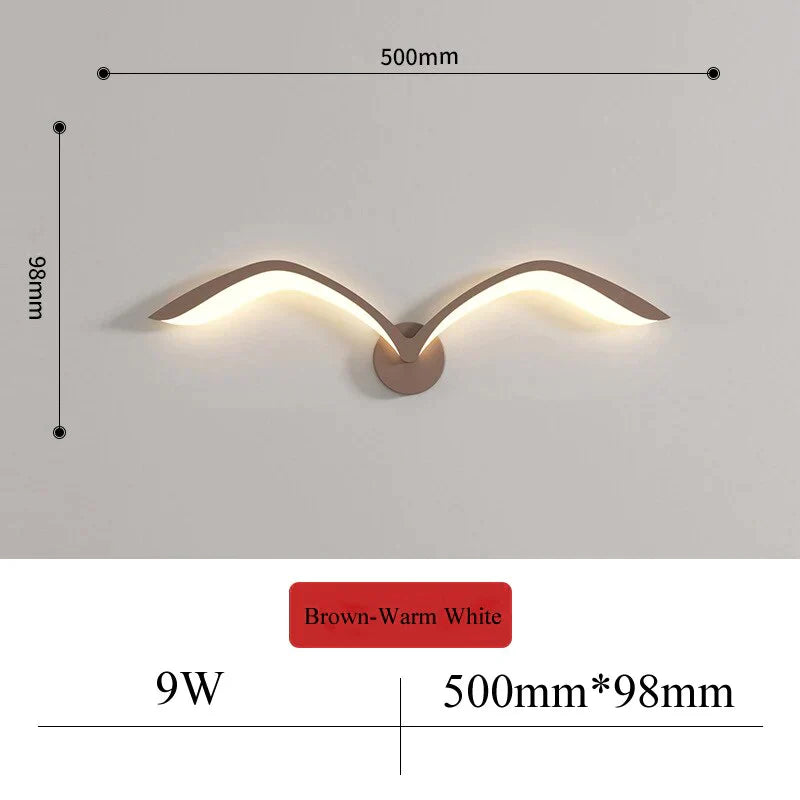 Nordic Avian Style Indoor Wall Lamp Light