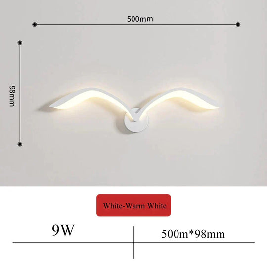 Nordic Avian Style Indoor Wall Lamp