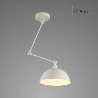 Nordic DIY Personality  Pendant Lights  Folding Iron Lamp Hanging Lamp Bedroom Study Bar Restaurant  Creative Adjustable  Lights