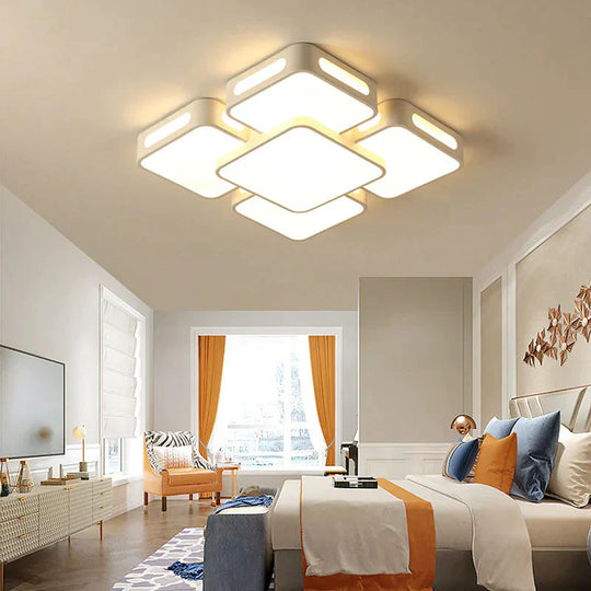 Nordic Fashion Simple  Living Room Led Ceiling Lamp