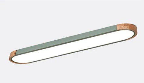 Nordic LED Ceiling Light Aisle Lights Office Strip Lighting Round Corner Creative Simple Corridor Balcony Wood