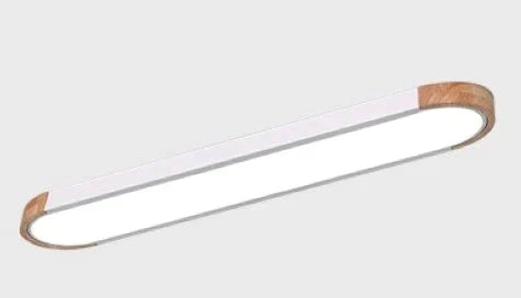 Nordic LED Ceiling Light Aisle Lights Office Strip Lighting Round Corner Creative Simple Corridor Balcony Wood