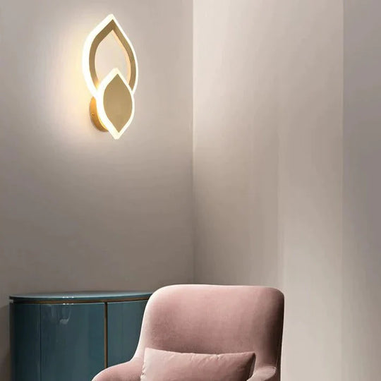 Nordic Light Luxury Room All Copper Wall Lamp