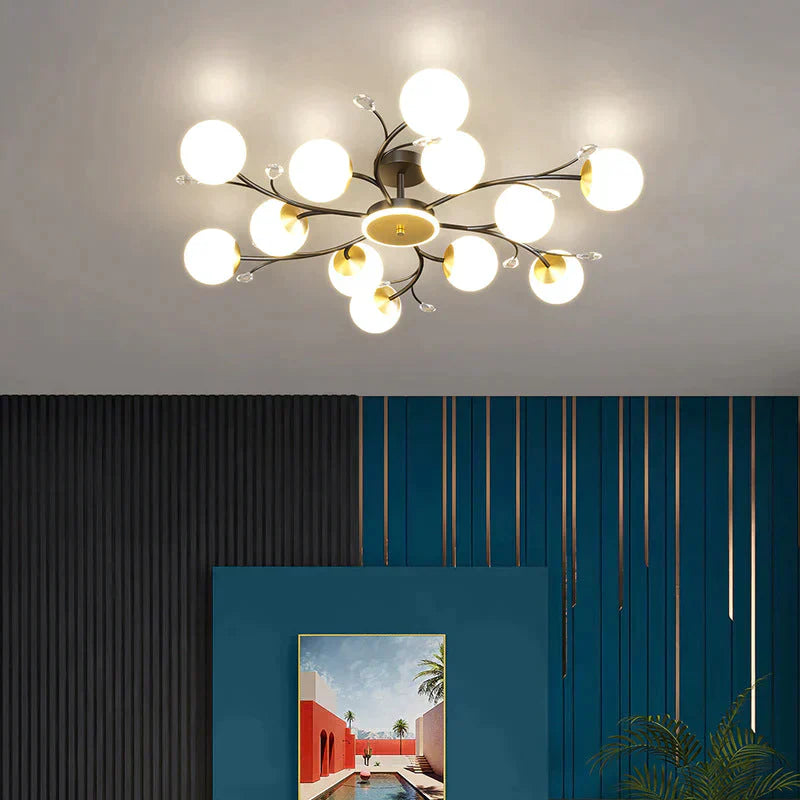 Nordic Living Room Lamp Simple Modern Atmosphere Luxury Ceiling