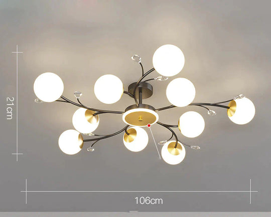 Nordic Living Room Lamp Simple Modern Atmosphere Luxury Ceiling Lamp