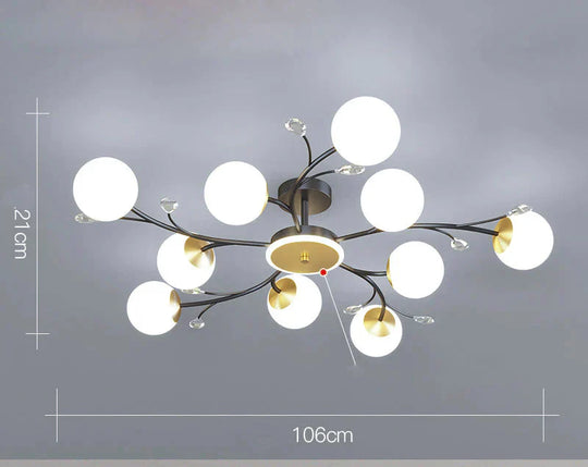 Nordic Living Room Lamp Simple Modern Atmosphere Luxury Ceiling Lamp