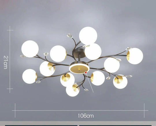 Nordic Living Room Lamp Simple Modern Atmosphere Luxury Ceiling Lamp